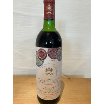 1978 Chateau Mouton Rothschild 1er GCC Füllniveau Mid - High Shoulder